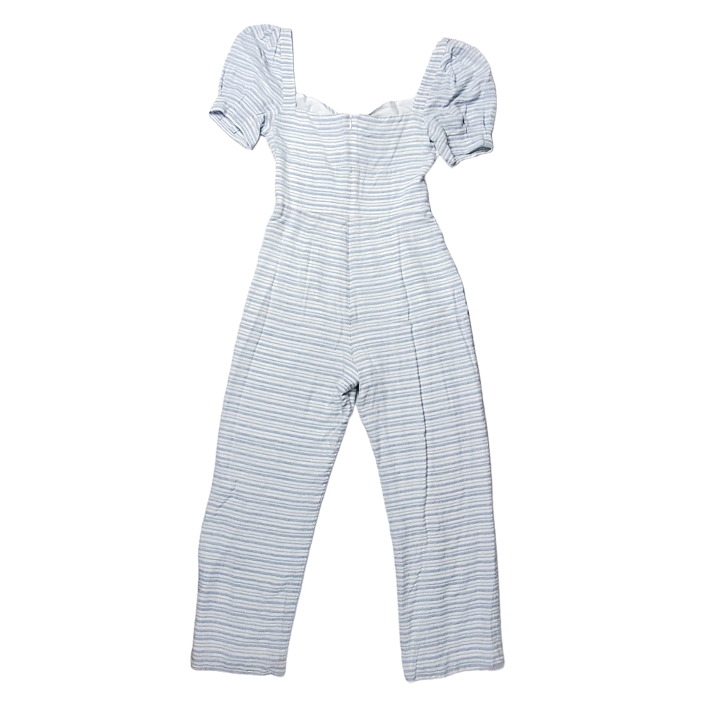 REVOLVER Majorelle Off the Shoulder Striped Jumpsuit Womens Small - Picture 2 of 4